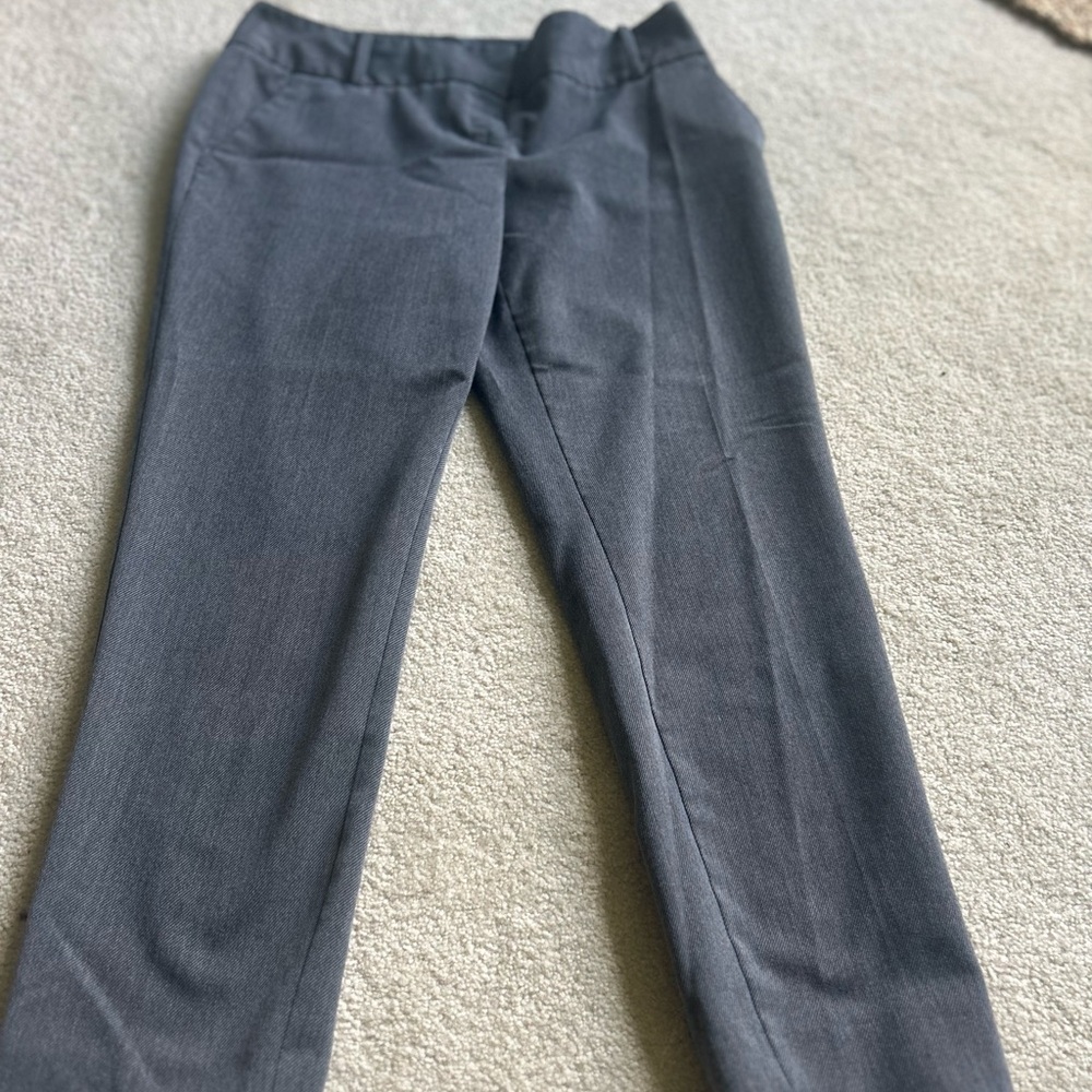 The Limited Gray Ankle Cropped Pants